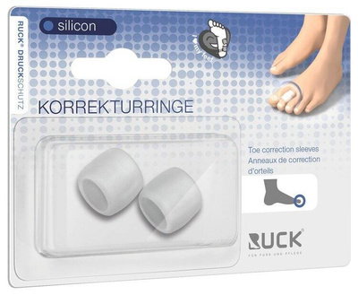 RUCK® silicon, obrączka na odciski, średni (2), 2 szt. 