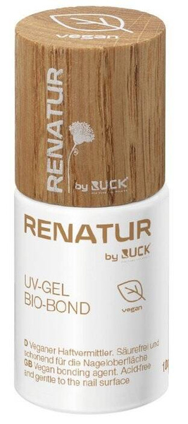 Bio-Bonder wegański RENATUR by RUCK® Silver UV-Gel Bio-Bond, VEGAN, 10 ml