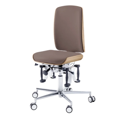 Krzesło zdrowotne RUCK STOOL Bioswing, CPL Dąb, muskat