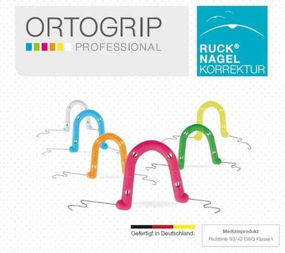 RUCK® NAGELKORREKTUR ORTOGRIP professional - klamra ortonyksyjna, rozm 5, 5 szt.