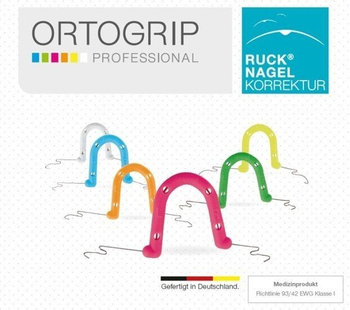 RUCK® NAGELKORREKTUR ORTOGRIP professional - klamra ortonyksyjna, rozm 3, 5 szt.