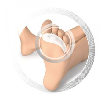 RUCK® silicon, podkładka na palec młotkowy, lewa, 10 szt.