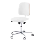 Krzesło podologiczne RUCK STOOL dynamic, comfort, CPL Orzech, biały, długi