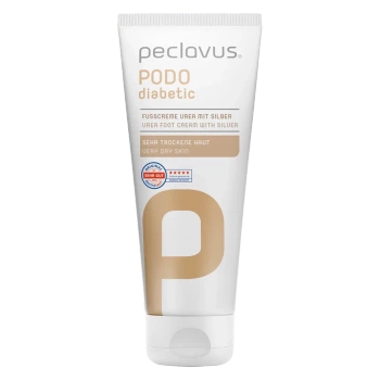 peclavus PODOdiabetic krem do stóp z mocznikiem i mikrosrebrem, 100 ml