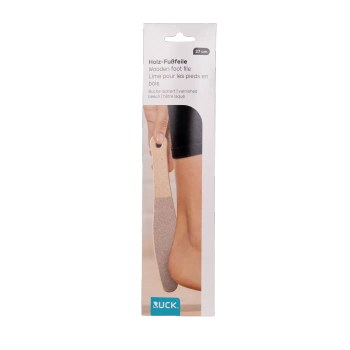 RUCK® Pilnik drewniany do pedicure, dwustronny, 1 szt.