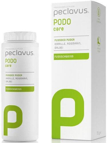 peclavus® PODOcare deo-puder do stóp z rumiankiem, 70 g