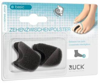 RUCK® basic, separatory międzypalcowe z otworem, białe, duży (3 L), 2 szt.