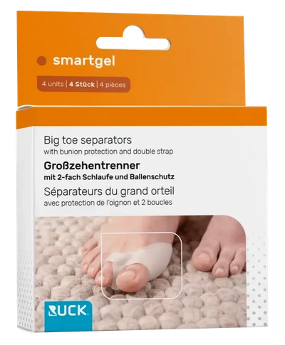 RUCK® smartgel, ochrona Hallux Valgus + separator palucha, 4 szt.