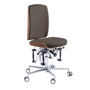 Zdrowotne krzesło RUCK STOOL Bioswing, CPL Orzech, espresso