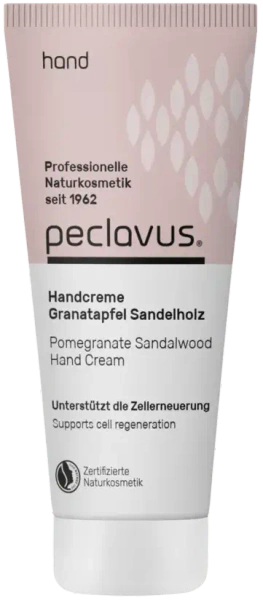 Krem do rąk peclavus® hand Granat i Drzewo Sandałowe wspiera regenerację komórek 30 ml