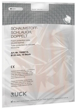 RUCK® rurki piankowe na odciążenia stóp, dwuwarstwowe, 25 mm, 10 szt.