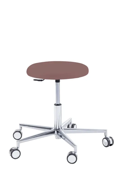 Taboret podologiczny RUCK STOOL round, taupe