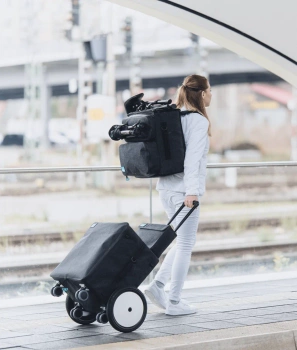 RUCK solid Trolly zestaw z mobilną szafką podologiczną, torbą na akcesoria i kołami 12 cali
