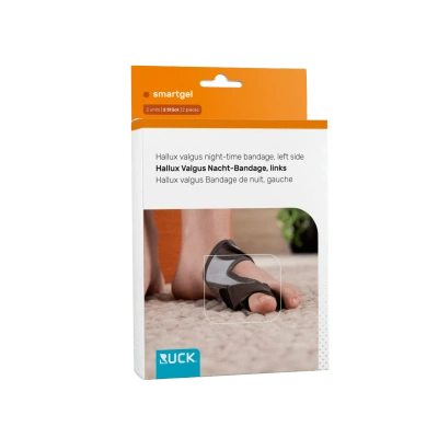 RUCK smartgel Hallux Valgus orteza nocna lewa S/M, 2 szt.