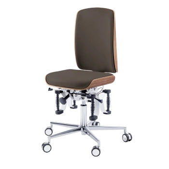 Zdrowotne krzesło RUCK STOOL Bioswing, CPL Orzech, espresso