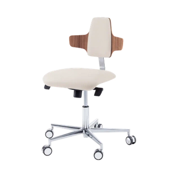 Krzesło podologiczne RUCK STOOL dynamic, napoleon, CPL Orzech, natural
