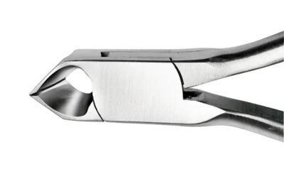 RUCK Mini cążki czołowe do grubych paznokci ze stali nierdzewnej, 11 cm, ostrze 12 mm