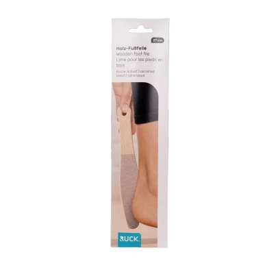 RUCK® Pilnik drewniany do pedicure, dwustronny, 1 szt.