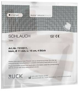 RUCK® smartgel, rurki ochronne tekstylno żelowe, mały, 4 szt.