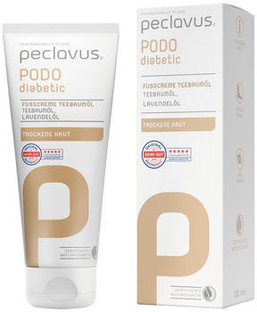 peclavus® PODOdiabetic krem do stóp z olejkiem drzewa herbacianego, 100 ml