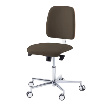 Krzesło podologiczne RUCK STOOL dynamic, comfort, CPL Biały, espresso