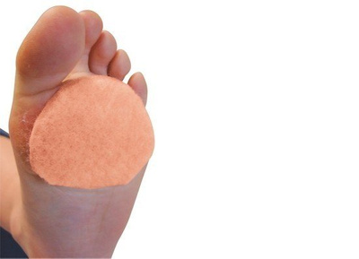 RUCK® - odciążenie do stóp Fleecy Foam, 4 płaty miękkie 7,5 x 11,6 cm