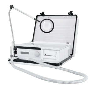 Zestaw mobilny RUCK Nova 3s frezarka walizka lampa lupa Circle S mobile czarny