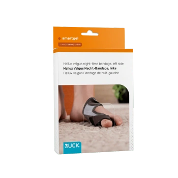 RUCK smartgel Hallux Valgus orteza nocna lewa S/M, 2 szt.