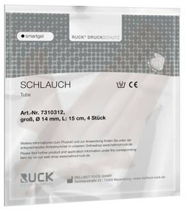 RUCK® smartgel, rurki ochronne tekstylno żelowe, duży, 4 szt.