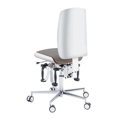 Krzesło zdrowotne RUCK STOOL Bioswing, CPL Biały, kamienny