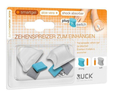 RUCK® smartgel plug+switch, separator palcowy, mały, 2 komplety