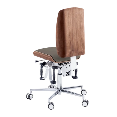 Zdrowotne krzesło RUCK STOOL Bioswing, CPL Orzech, mocca