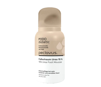 peclavus PODOdiabetic pianka do stóp z mocznikiem 15% 35 ml, bardzo sucha skóra