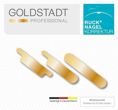 Zestaw RUCK® GOLDSTADT professional złota klamra pełna 0,15mm, 50szt