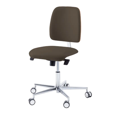 Krzesło podologiczne RUCK STOOL dynamic, comfort, CPL Biały, espresso