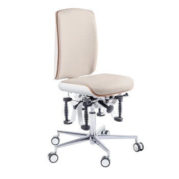 Krzesło zdrowotne RUCK STOOL Bioswing, CPL Biały, natural