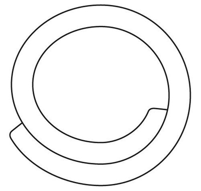 RUCK® rurki piankowe na odciążenia stóp, dwuwarstwowe, 25 mm, 10 szt.