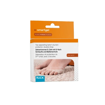 RUCK® smartgel separator z podwójną pętlą na mały palec i osłoną boczną 4 szt.