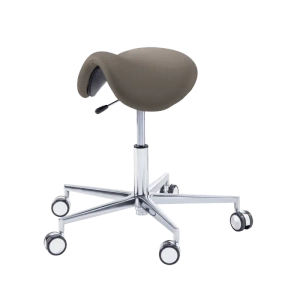 RUCK STOOL saddle taboret podologiczny mocca długi podnośnik