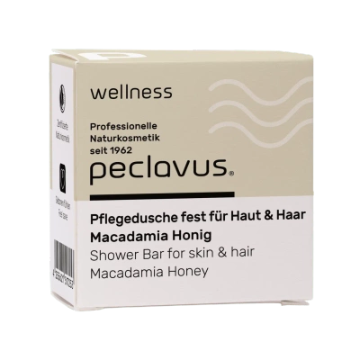 peclavus wellness Kostka do mycia 2 w 1 Macadamia i Miód 30 g