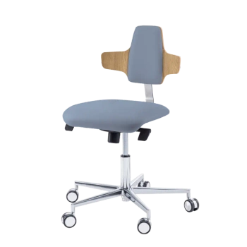 Krzesło podologiczne RUCK STOOL dynamic, napoleon, CPL Dąb, ocean