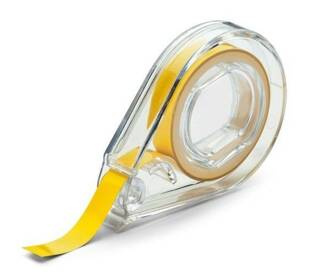 Taśma do znakowania instrumentów medycznych, neon żółty, 3 m