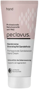 Krem do rąk peclavus® hand Granat i Drzewo Sandałowe wspiera regenerację komórek 30 ml