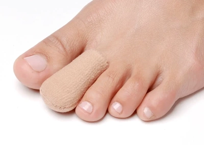 RUCK Tekstylno żelowy ochraniacz na palce, rozm. L, 19 mm, 4 szt.