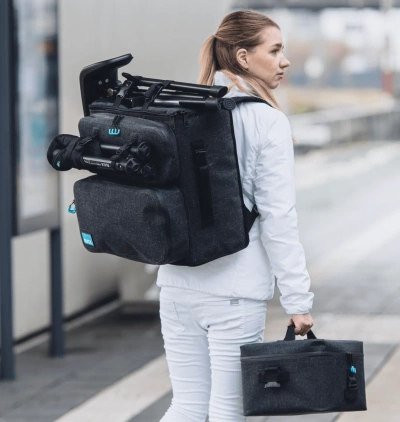 RUCK® torba robocza S z zestawem solid Box L na instrumenty, TPU, ciemny granit