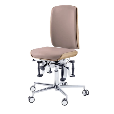 Krzesło zdrowotne RUCK STOOL Bioswing, CPL Dąb, taupe