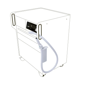 RUCK magnetyczny uchwyt na rękojeść prawy do szafek ROOM move, Nova Pro/SE