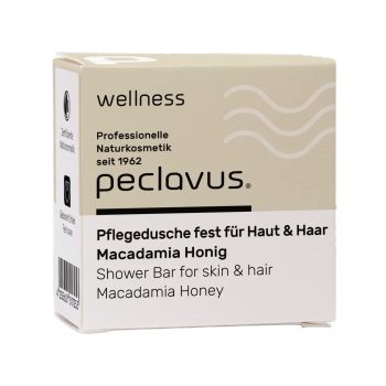 peclavus wellness Kostka do mycia 2 w 1 Macadamia i Miód 30 g