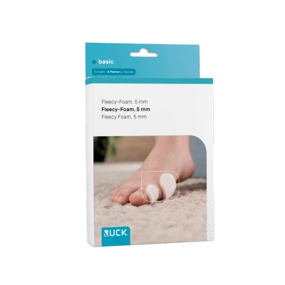 RUCK® - odciążenie do stóp Fleecy Foam, 4 płaty miękkie 7,5 x 11,6 cm