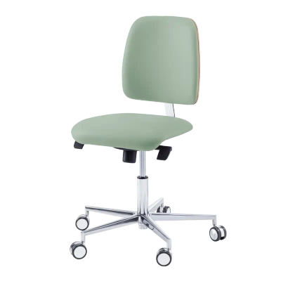 Krzesło podologiczne RUCK STOOL dynamic, comfort, CPL Biały, szałwia